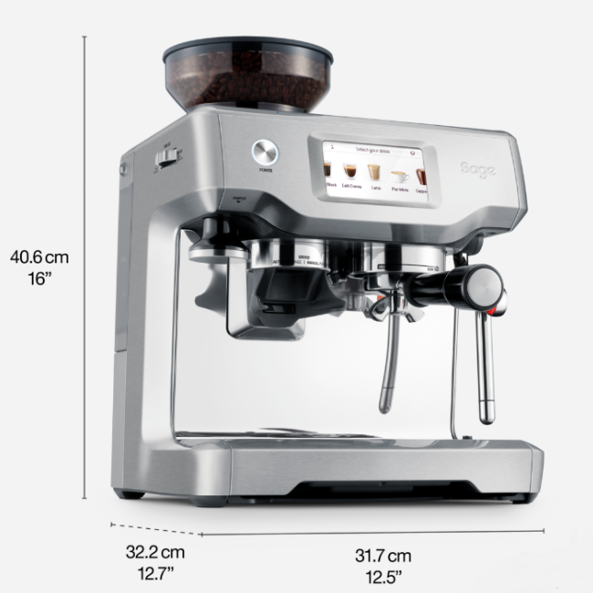 SAGE BARISTA STEEL SES880BSS2GUK2